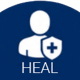 Heal Icon Rectangle with Text